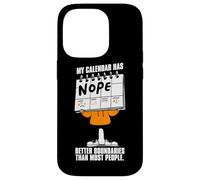 Virgo Zodiac My Calendar Has Nope Better Boundaries Case for iPhone 14 Pro