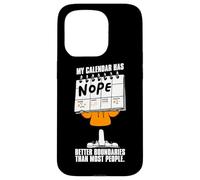 Virgo Zodiac My Calendar Has Nope Better Boundaries Case for iPhone 15 Pro