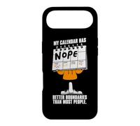 Virgo Zodiac My Calendar Has Nope Better Boundaries Case for iPhone Air