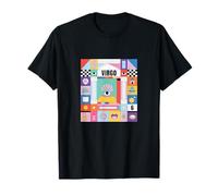 Virgo Zodiac Sign Bauhaus Style - Modern Astrology Art T-Shirt