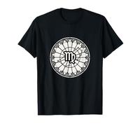 Virgo Zodiac Sign Gothic Style T-Shirt