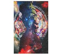 Virgo Zodiac Wall Art Wooden Jigsaw Puzzles 1000 Pieces Family Activity Puzzle Educational Games for Adults And Kids Age 12 Years Up 78×53cm