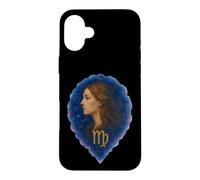 Virgo Zodiac Watercolor Maiden Art Case for iPhone 16 Plus