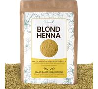 VIRHEA® Blonde Henna Powder 100g - Organic Plant-Based Hair Dye for Natural Blond Colour - Chemical-Free Treatment for Grey Hair - Vegan Vegetable Hair Colour for Beautiful Blond Hair