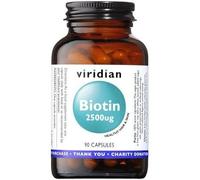 Viridian Biotin 2500 Ug 90 Vegetable Capsules