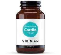 Viridian - Multivitamin Cardio Formula - 60 Veg Caps | Contributes to Normal Function of The Heart | Contains All 8 Essential B Vitamins | Blend of 30 Nutrients | Nutritionist Formulated