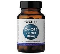 Viridian Co-Q10 100 mg MCT 30 Vegetable Capsules 30 Units