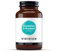 Viridian Dandelion With Burdock Extract Veg Capsules 60 Capsules