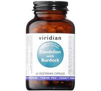 Viridian Dandelion with burdock 60 caps