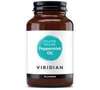 Viridian - Delayed Release Peppermint Oil, 90 Caps | with Ginger & Caraway Extracts | Supports Normal Digestion, Helps Maintain Healthy Blood Sugar Levels | Nutritionist Formulated