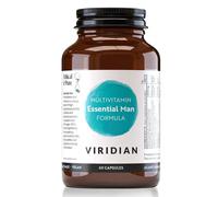 Viridian - Essential Man Multivitamin | 60 Veg Caps | Bioavailable Nutrients & Botanical Extracts | Energy & Vitality | Mental Performance | Nutritionist Formulated