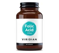 Viridian Folic Acid - 90 x 400ug Capsules