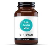 Viridian Folic Acid With DHA Veg Capsules 90 Capsules