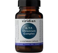 Viridian GTF Chromium Complex 30 Capsules Plant