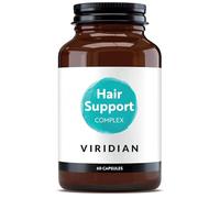 Viridian Hair Support Complex - 60 Vegan Capsules | Synergistic Blend of Vitamins, Minerals & Plant-Based Phytonutrients Supporting The Underlying Structures of Healthy Hair | 100% Active Ingredients