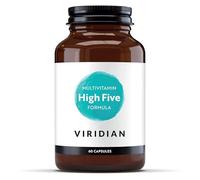 Viridian - High Five Multivitamin Formula - 60 Veg Caps | Support Energy & Vitality with 23 Essential Nutrients & Including Vitamin B5 | Formulated by Nutritionists | No Artificial Additives | Vegan