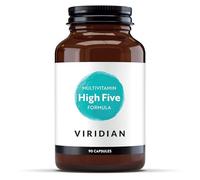 Viridian - High Five Multivitamin Formula - 90 Veg Caps | Support Energy & Vitality with 23 Essential Nutrients & Including Vitamin B5 | Formulated by Nutritionists | No Artificial Additives | Vegan