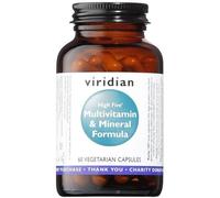 Viridian HIGH FIVE Multivitamin & Mineral Formula Veg Capsules 60 Capsules