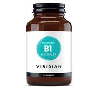 Viridian HIGH ONE Vitamin B1 With B-Complex Veg Capsules 30 Capsules