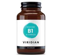 Viridian - High One B1 B-Complex - 90 Caps | Heart & Nervous System Support | Reduces Tiredness & Fatigue | Complete B-Vitamin Formula | 100% Active Ingredients | Expertly Formulated