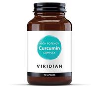 Viridian - High Potency Curcumin Complex - 90 Caps | Turmeric & Boswellia Extracts | Full Spectrum Curcuminoids, Ginger, Citrus Flavonoids | Nutritionist Formulated