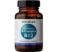 Viridian HIGH TWELVE Vitamin B12 with B-Complex , 30 Veg Caps