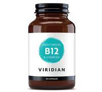 Viridian HIGH TWELVE Vitamin B12 with B-Complex , 30 Veg Caps