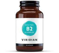 Viridian HIGH TWO Vitamin B2 With B-Complex 30 Capsules