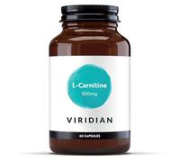Viridian - L-Carnitine 500mg - 60 Veg Capsules, Vegan | Formed from Amino Acids Lysine & Methionine | Supports Energy & Muscle Function | 100% Active Ingredients | Nutritionist Formulated