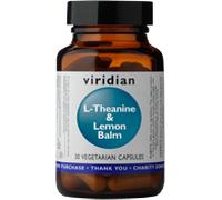 Viridian L-Theanine 200 mg and Melissa 30 Vegetarian Capsules
