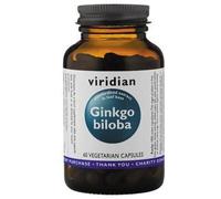 Viridian Leaves Extract Ginkgo Biloba 60 Vegetable Capsules