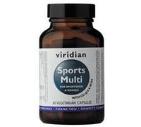 Viridian Multi Sport for Men and Women 60 Vegetable Capsules