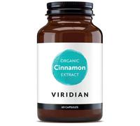 Viridian Organic Cinnamon Extract Capsules 60 Capsules