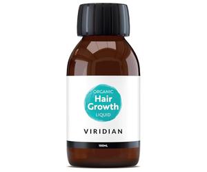 Viridian - Organic Hair Growth Liquid - 100 ml | Organic Plant Seed Oil Blend with Millet Extract & Evening Primrose for Hair Growth Support | 100% Active Ingredients, Vegan-Friendly