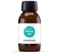 Viridian Organic Hemp Seed Oil 200ml | Certified Organic Cold Pressed Hemp Seed Oil | Naturally Rich in Omega 3 & 6 | Vegan Food Supplement | Soil Association Certified