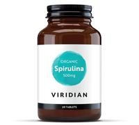 Viridian Organic Spirulina 500mg Tablets 60 Tablets