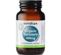 Viridian Organic Turmeric 400 mg 30 Vegetable Capsules