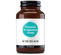 Viridian - Potassium & Magnesium Citrate - 90 Caps | Blood Pressure & Muscle Function Support | High Absorption Mineral Formula | Vegan Friendly | Nutritionist Formulated