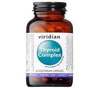 Viridian - Thyroid Complex - 60 Caps | Iodine & Selenium with Zinc, Vitamin A, Iron & B Vitamins | Normal Thyroid Function, Reduction of Tiredness & Fatigue | Nutritionist Formulated