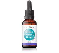 Viridian Viridikid Liquid Vitamin D Drops 400IU 30ml for Kids Vegan Gluten Free