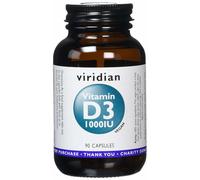 Viridian Vitamin D3 Vegan 1000iu Veg Capsules 90 Capsules
