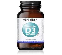 Viridian Vitamin D3 1000iu 30 Vegan Capsules