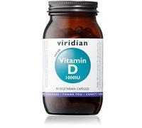 Viridian Vitamin D3 Vegan 1000iu Veg Capsules 90 Capsules