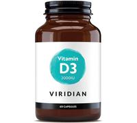 Viridian Vitamin D3 (Vegan) 2000iu 60 Veg Capsules BB 01/29