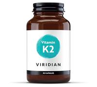 Viridian - Vitamin K2, 30 Capsules | Vegan Formula, Contributes to Maintenance of Normal Bones and Normal Blood Clotting | Non-Animal Tested Form | Nutritionist Formulated