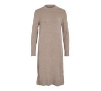 Vila Ril Crew Dress Beige M Women