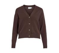 Viril Noos V-Neck Knit Cardigan, Coffee Bean, XS