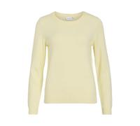 Viril O-Neck L/S Knit Top - Noos, Pastel Yellow, XXL