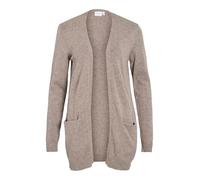 Vila Women's Viril Open L/S Knit Cardigan-Noos, Falcon, M