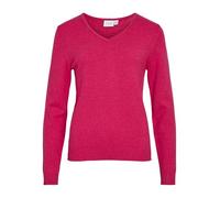Vila Ril V Neck Sweater Pink S Woman